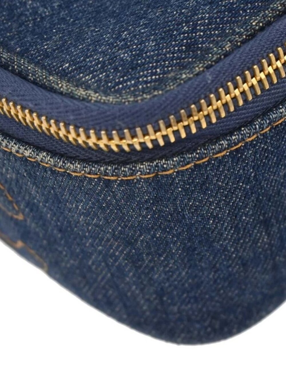 Chanel Blue Denim Vanity Handbag - Picture 6 of 10